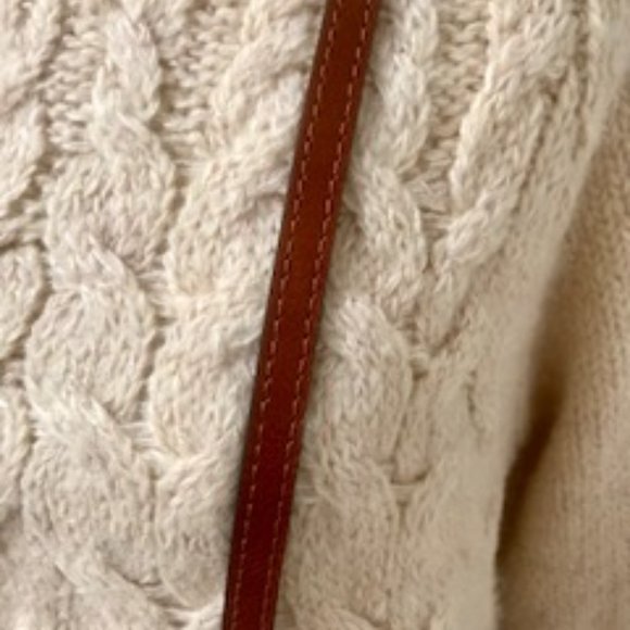 Patricia Nash Paullo Sherpa Leather Crossbody Bag - Picture 10 of 13